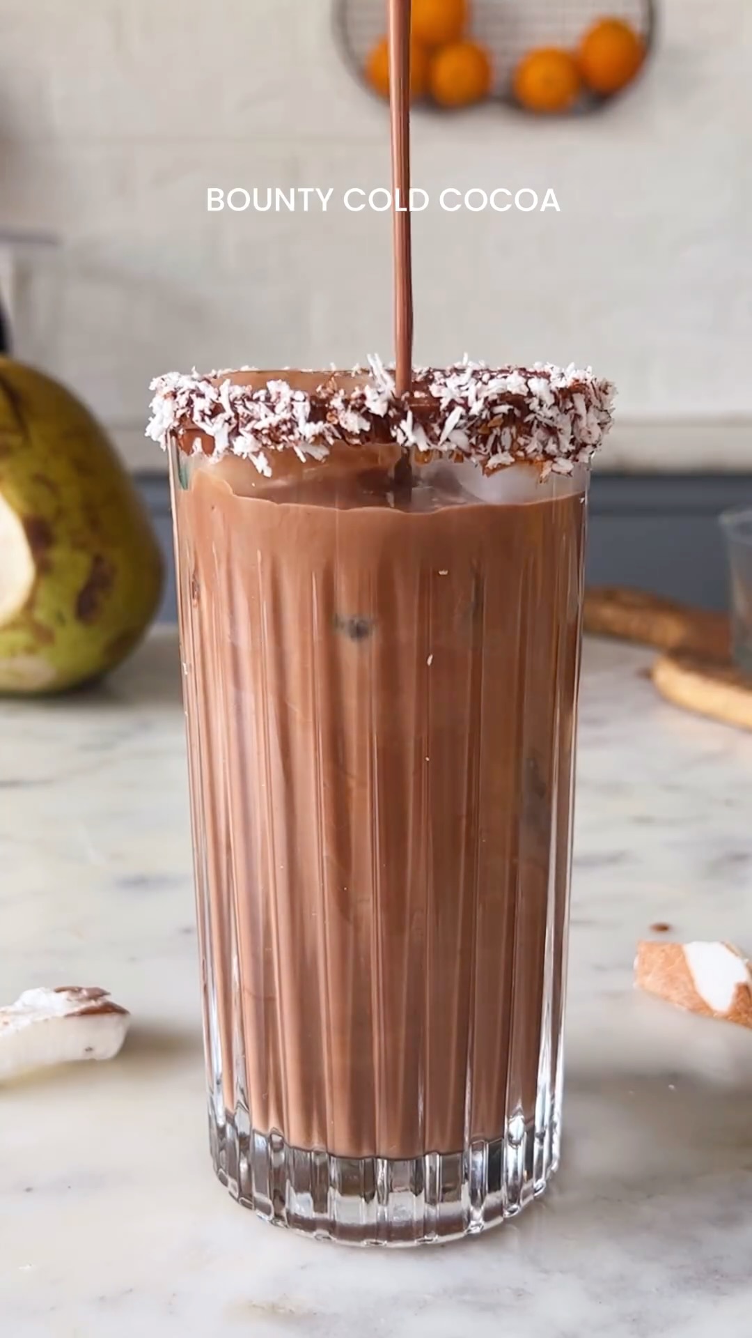 Creamy Coconut Chocolate Drink