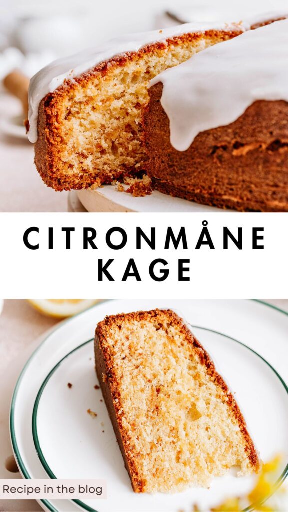 Danish Lemon Cake Recipe (Citronmåne)