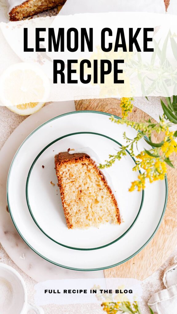 Danish Lemon Cake Recipe (Citronmåne)