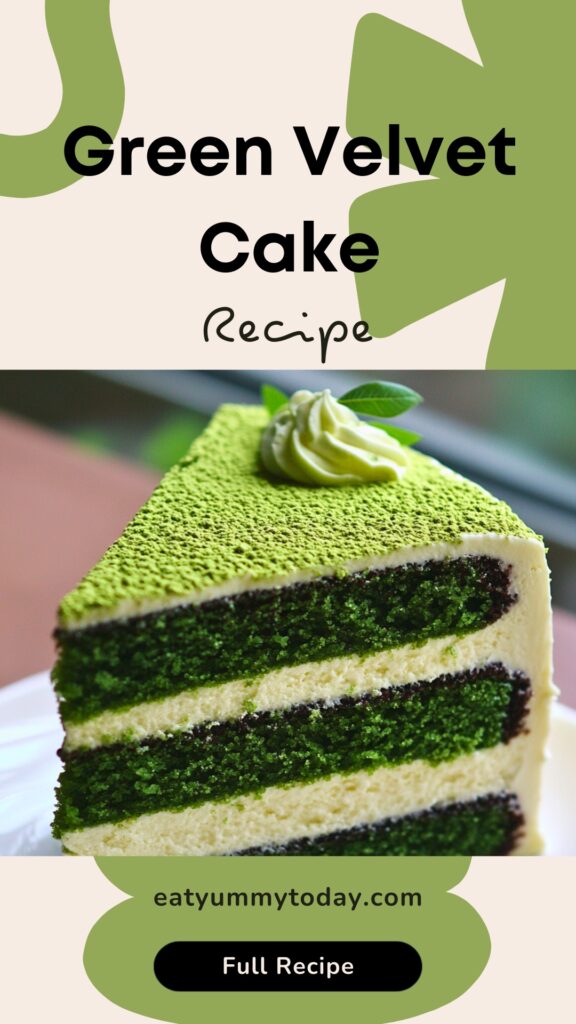 Green Velvet Cake Recipe