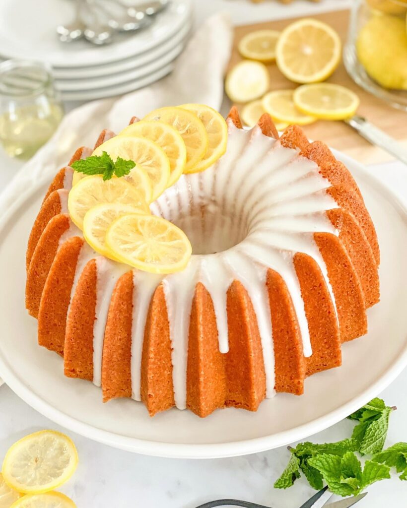 Lemon Drizzle Bundt Cake Recipe