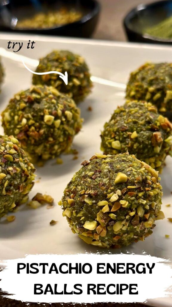 Matcha Pistachio Balls Recipe