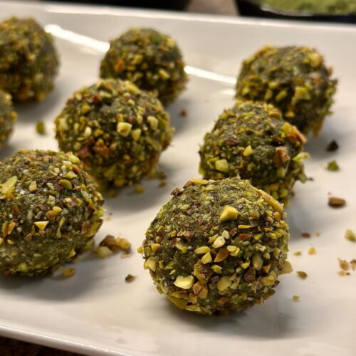 Matcha Pistachio Balls Recipe