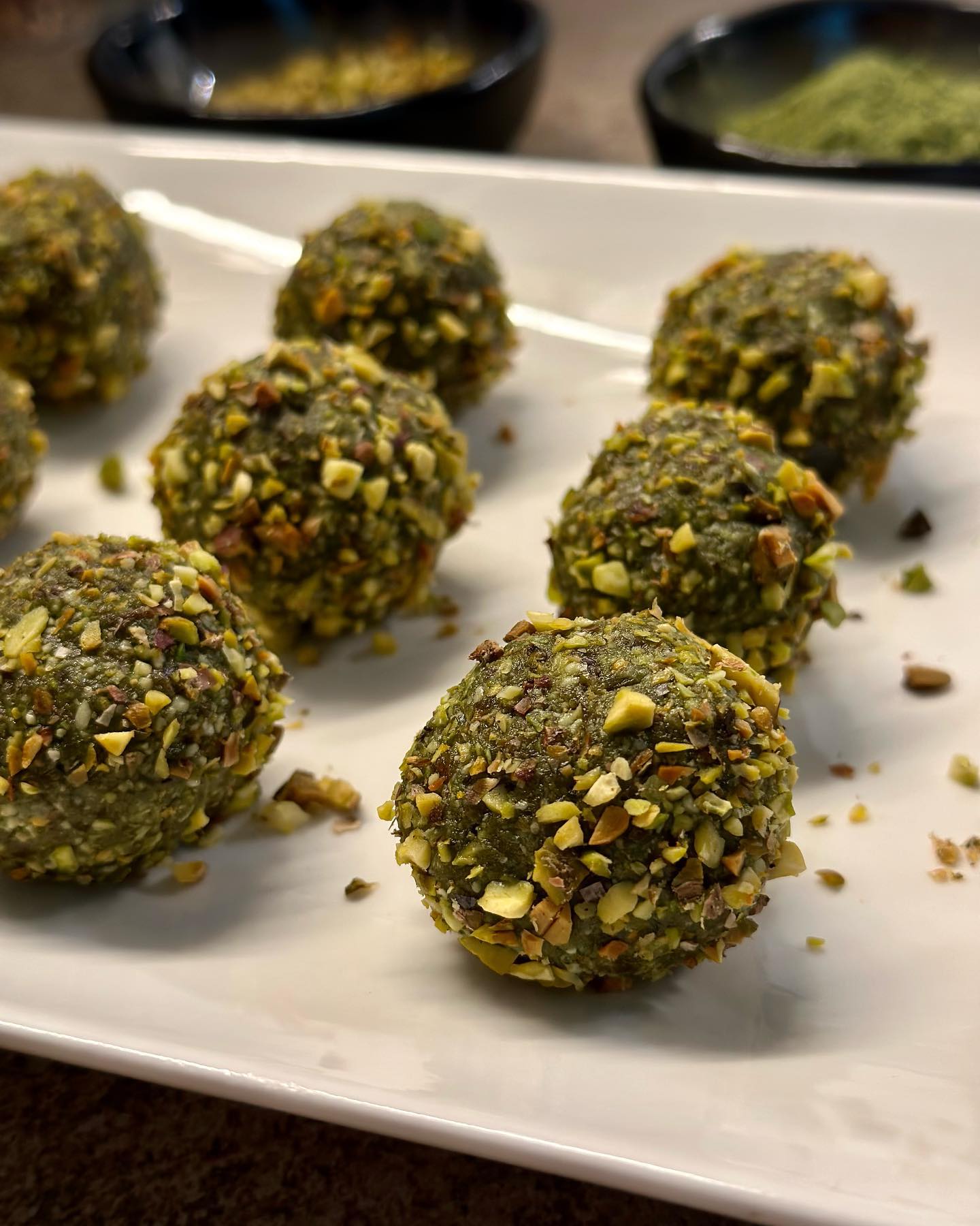 Matcha Pistachio Balls Recipe