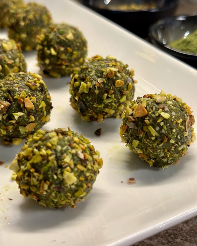 Matcha Pistachio Balls Recipe