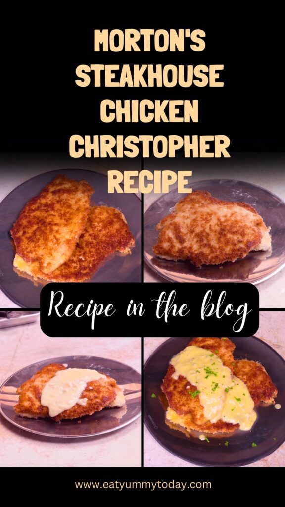 Morton's Steakhouse Chicken Christopher Recipe