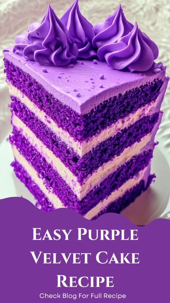 Purple Velvet Cake Recipe