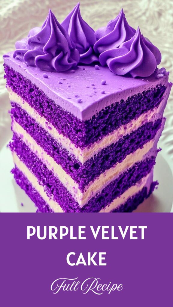 Purple Velvet Cake Recipe