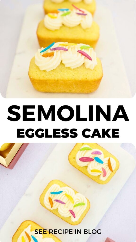 Semolina Coconut Cake Recipe