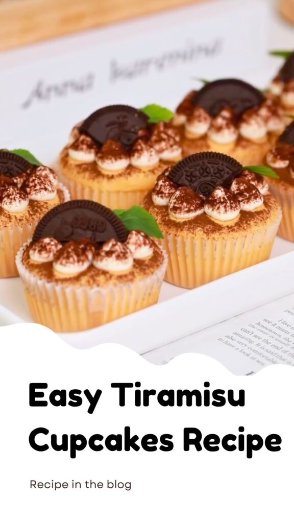 Tiramisu Mascarpone Cream Cupcakes Recipe