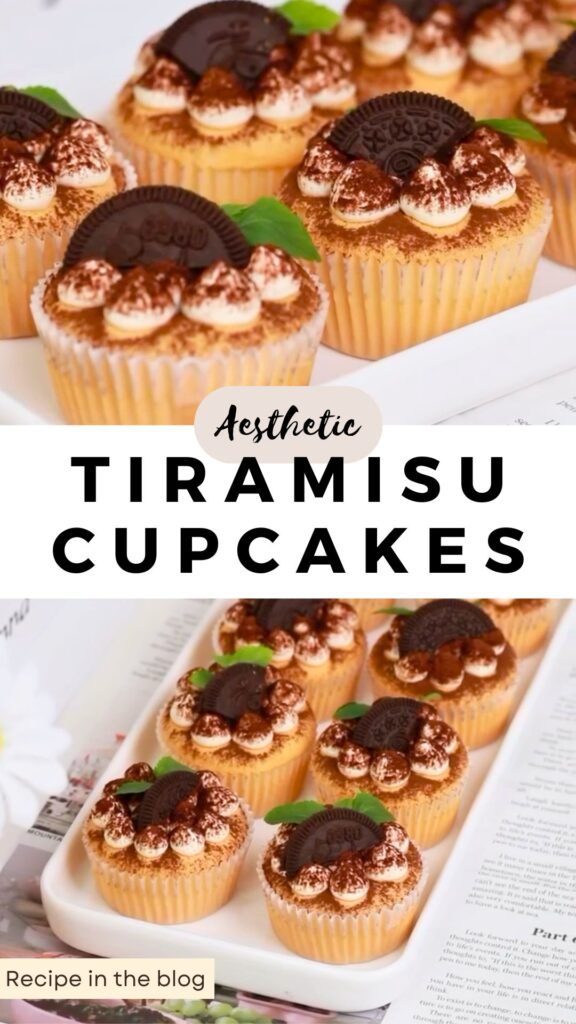 Tiramisu Mascarpone Cream Cupcakes Recipe