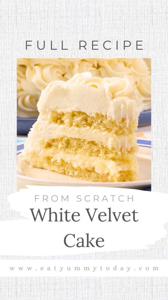 White Velvet Cake Recipe