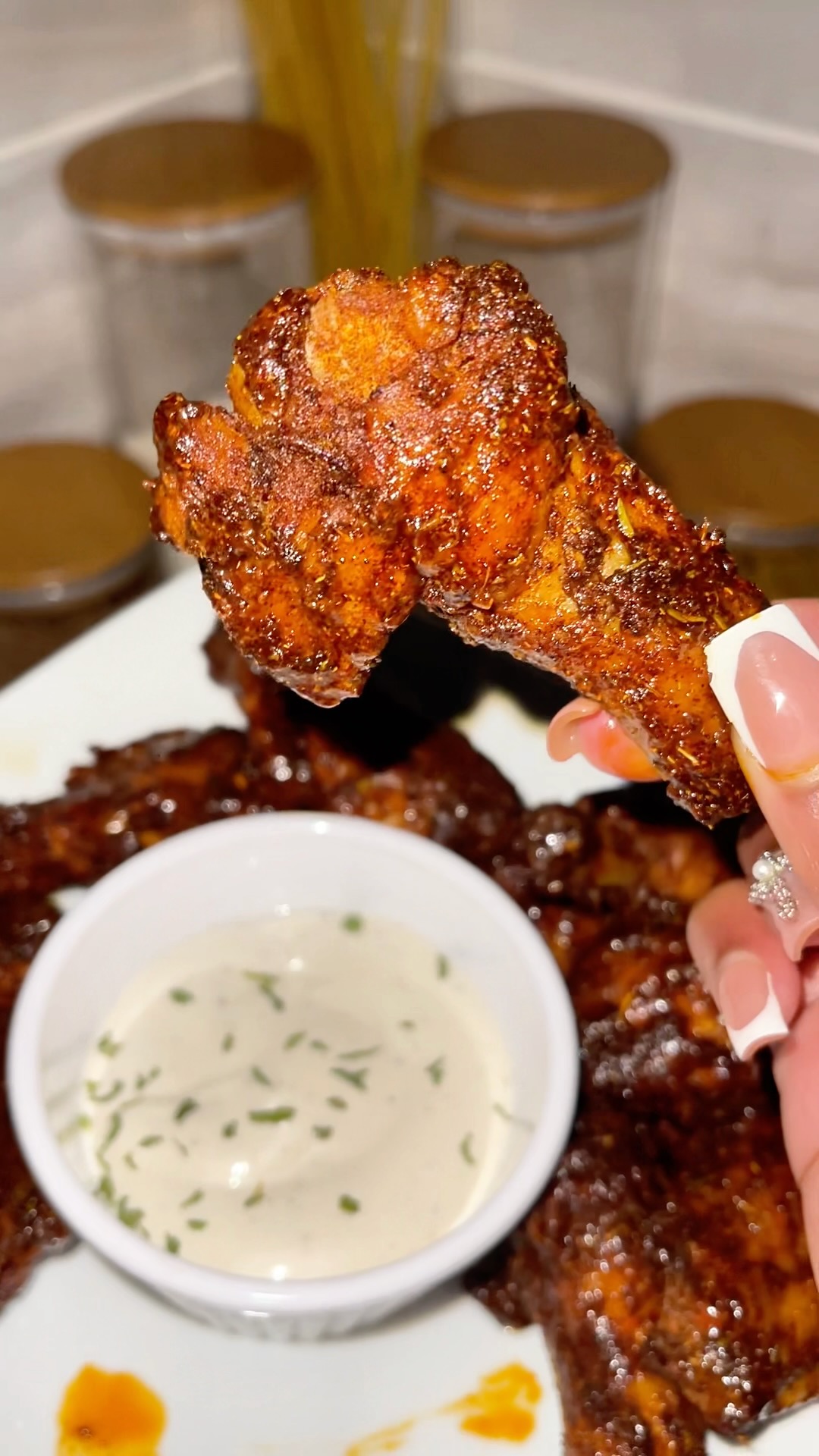 Wingstop Hot Honey Rub Wings Recipe