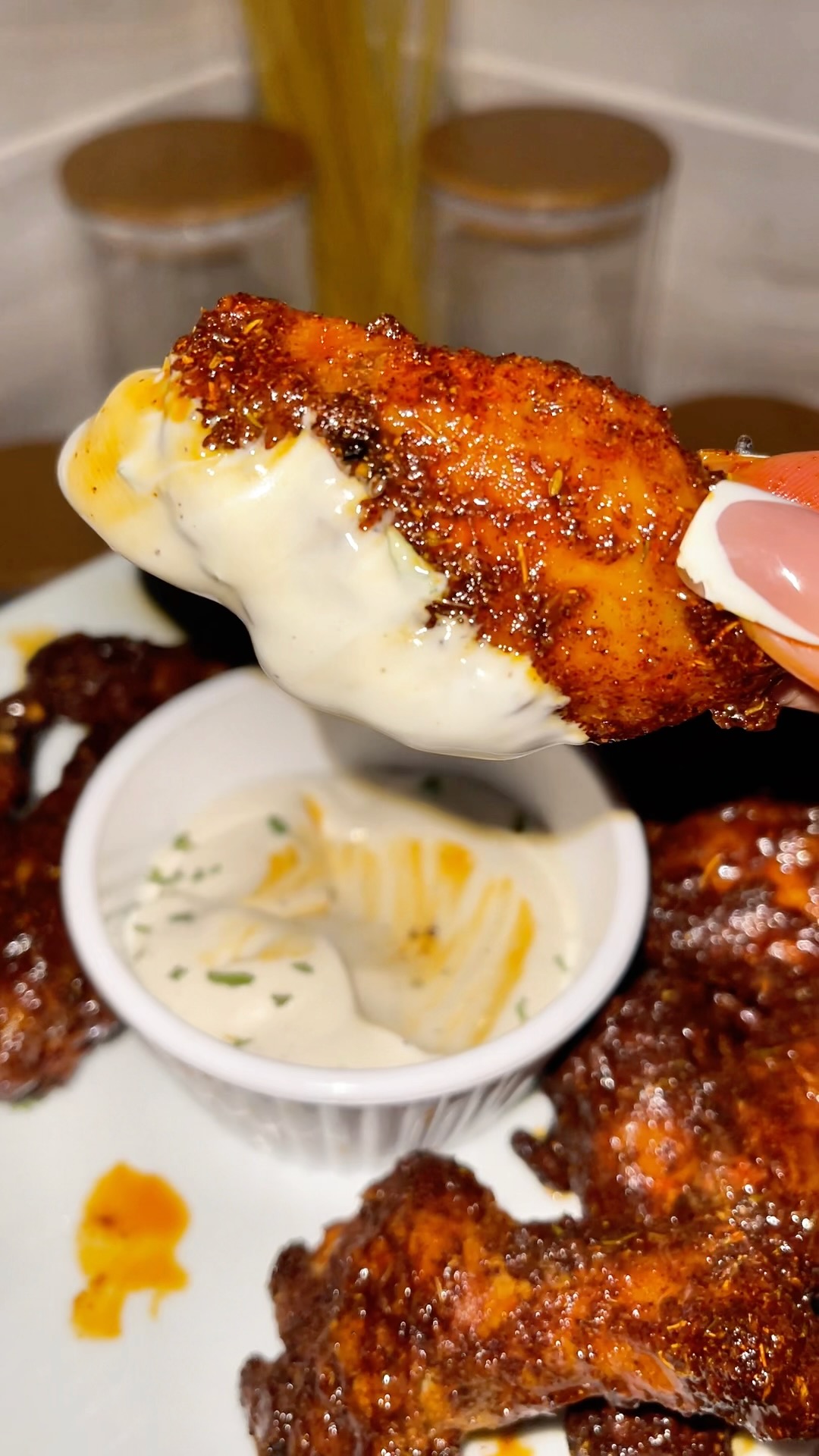 Wingstop Hot Honey Rub Wings Recipe