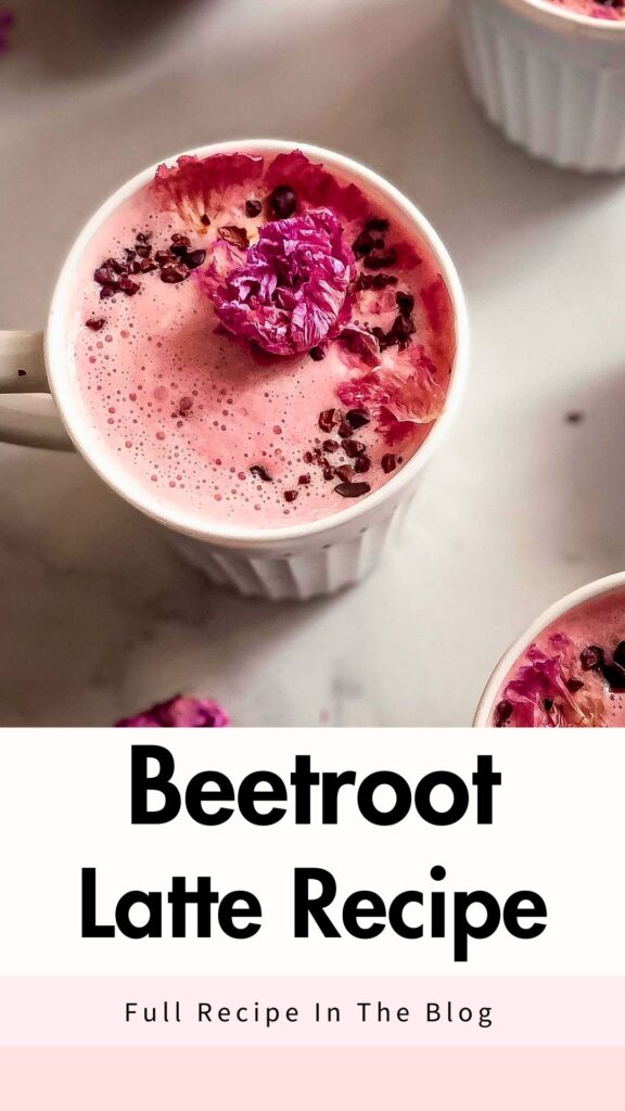 Beetroot Rose Latte Recipe