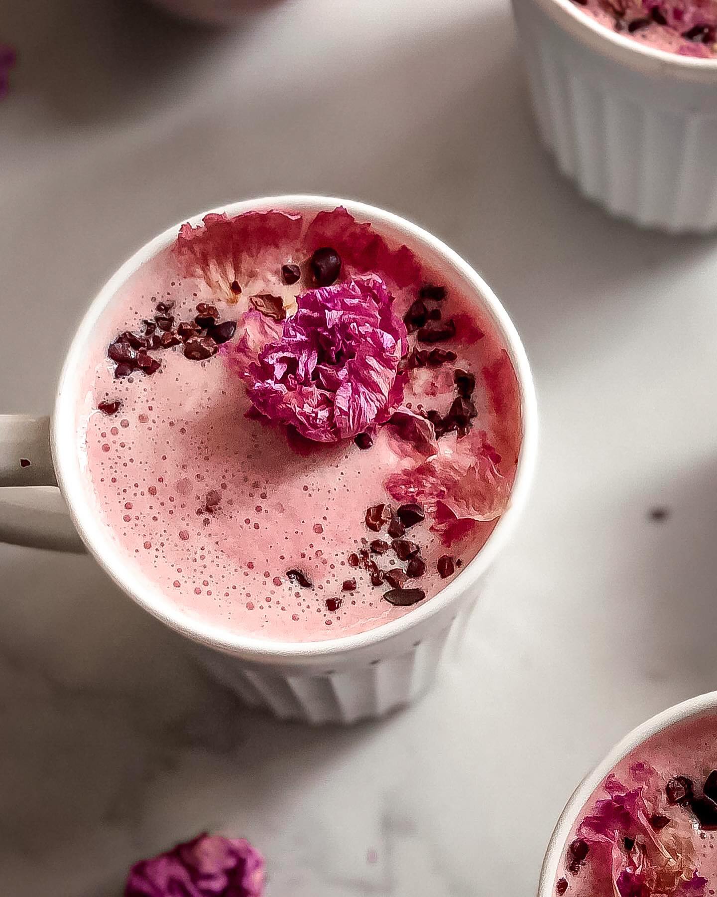 Beetroot Rose Latte Recipe