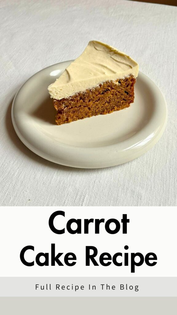 Carrot cake with cream cheese