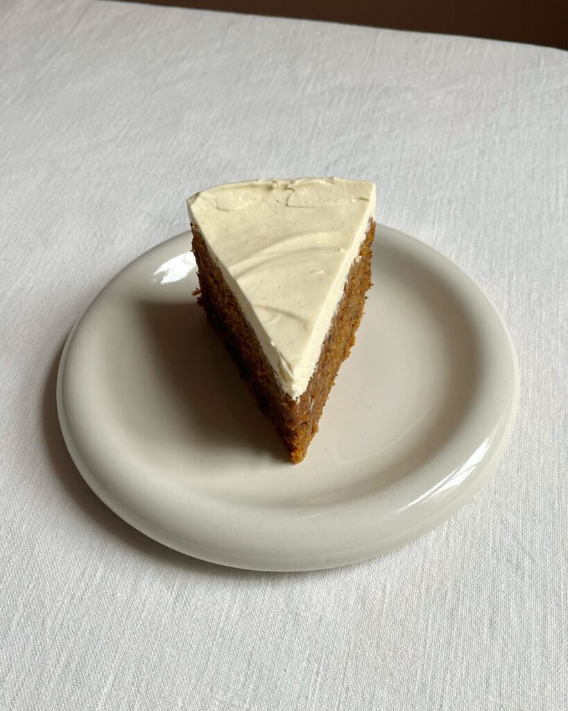 Carrot cake with cream cheese