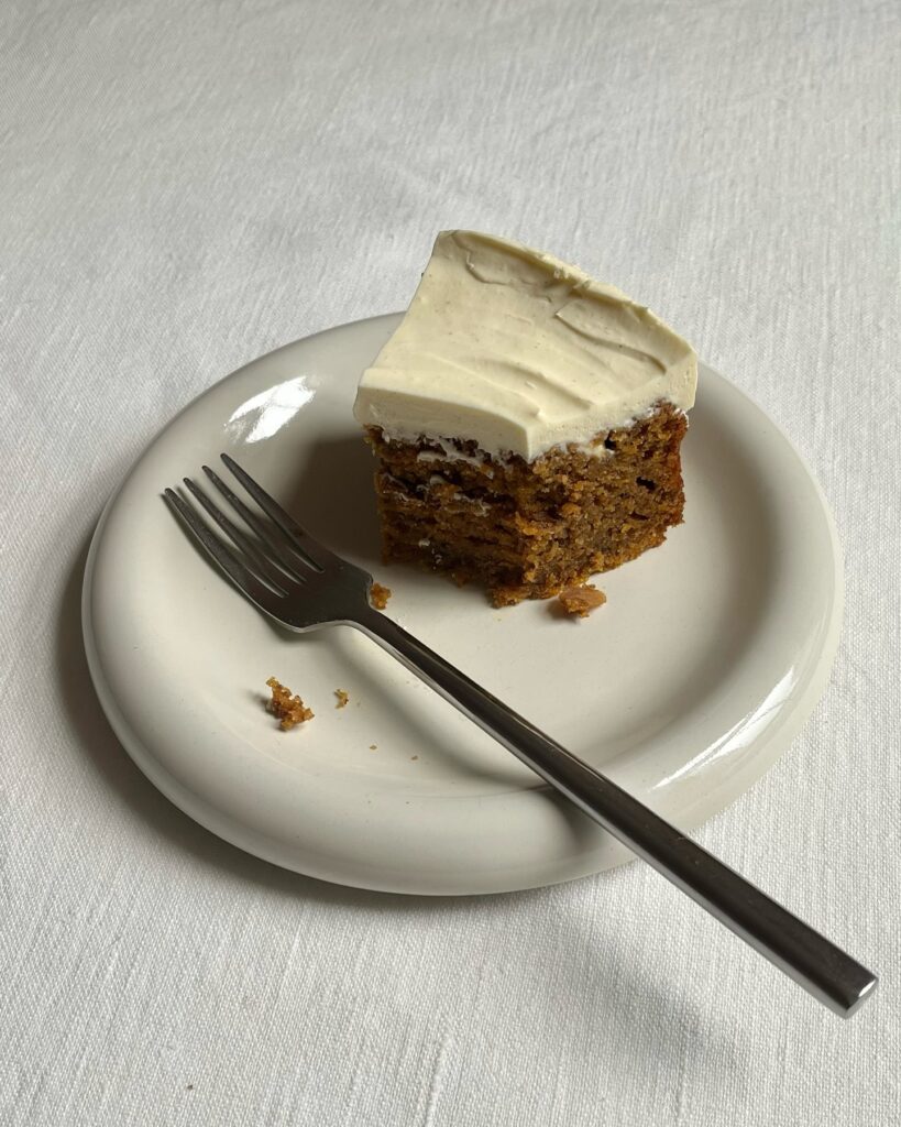 Carrot cake with cream cheese