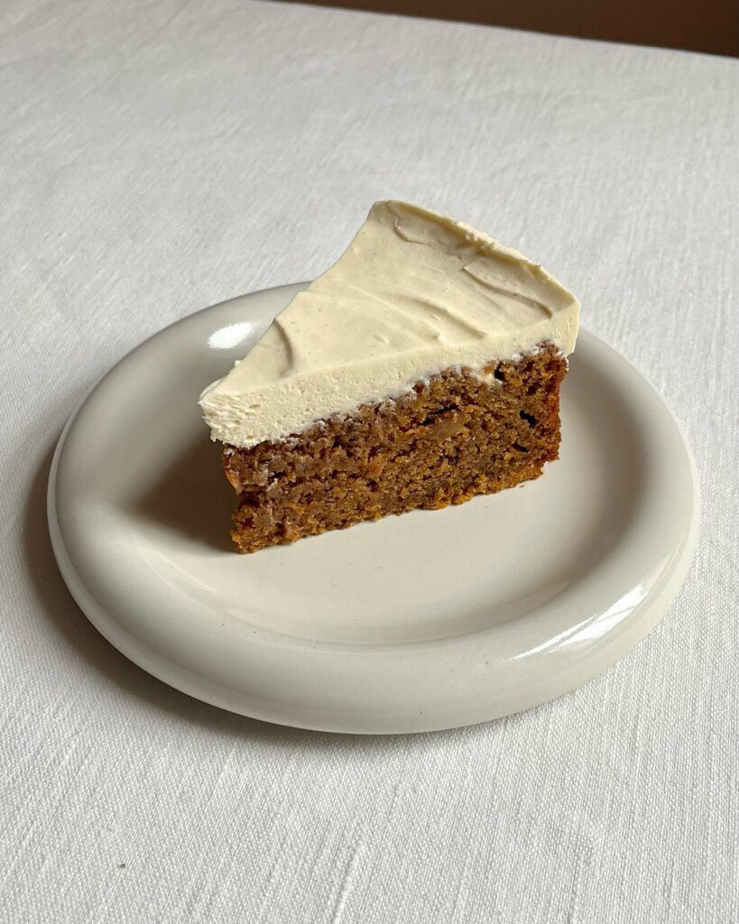 Carrot cake with cream cheese