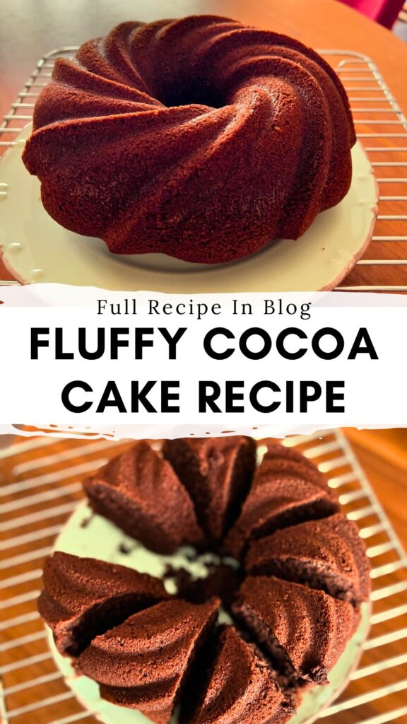 Cocoa Cake Recipe