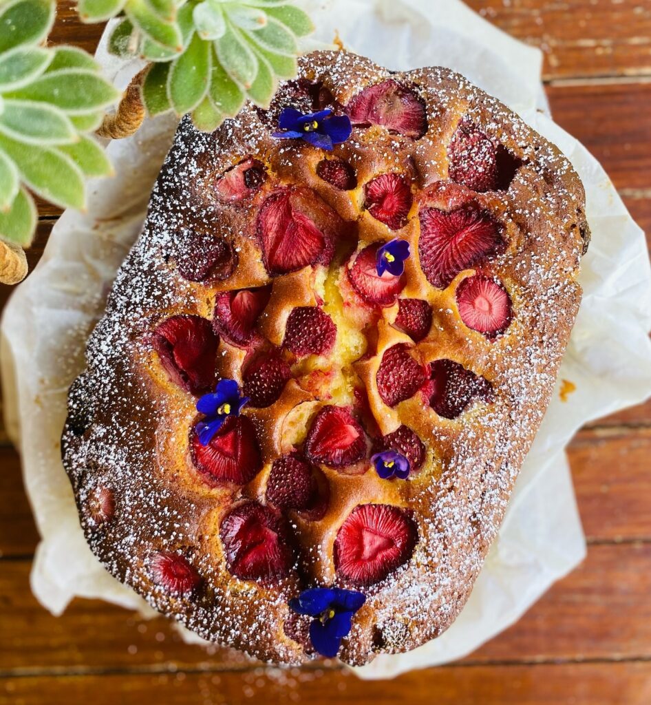 Coconut and Strawberry Cake Recipe