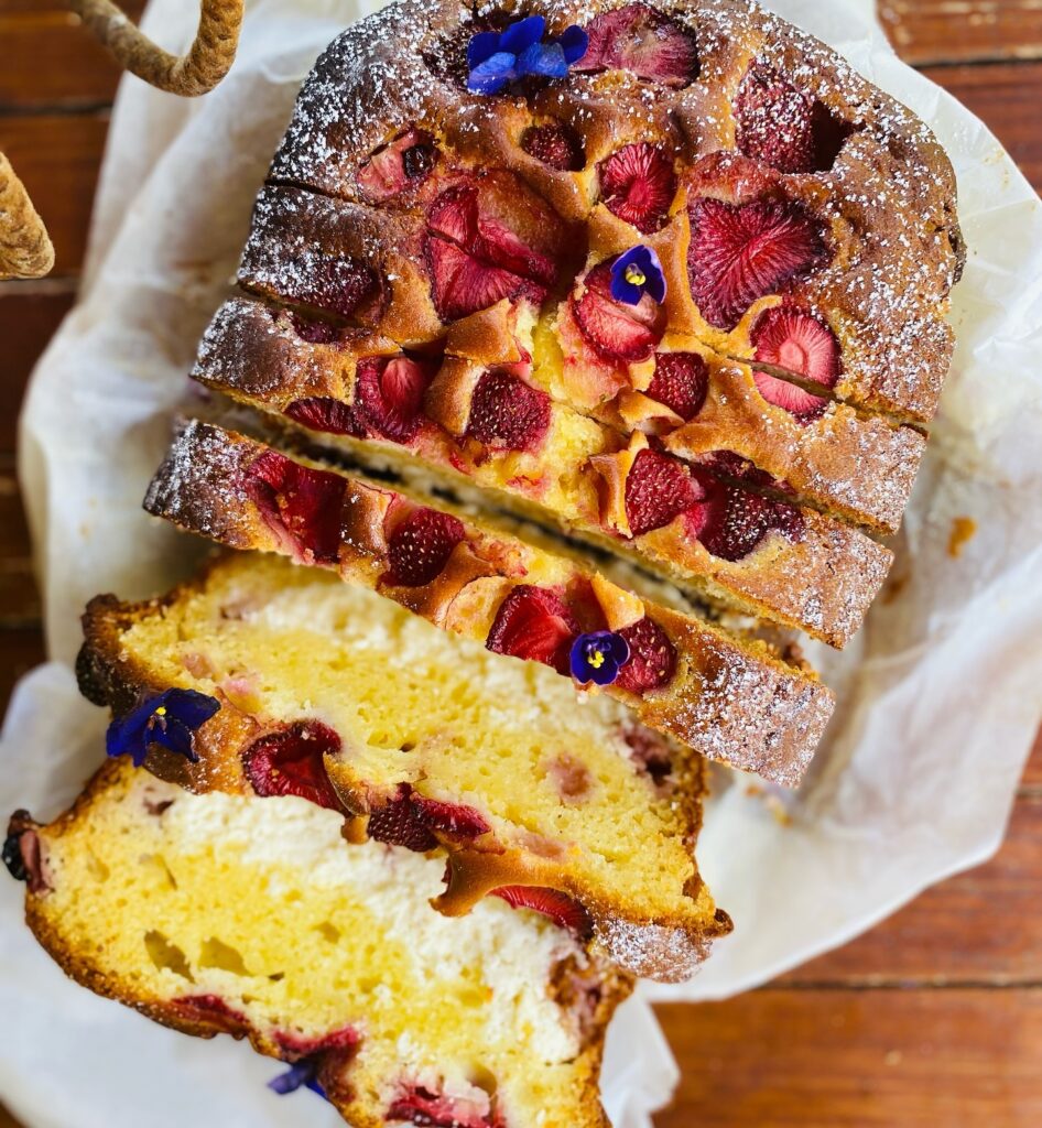 Coconut and Strawberry Cake Recipe