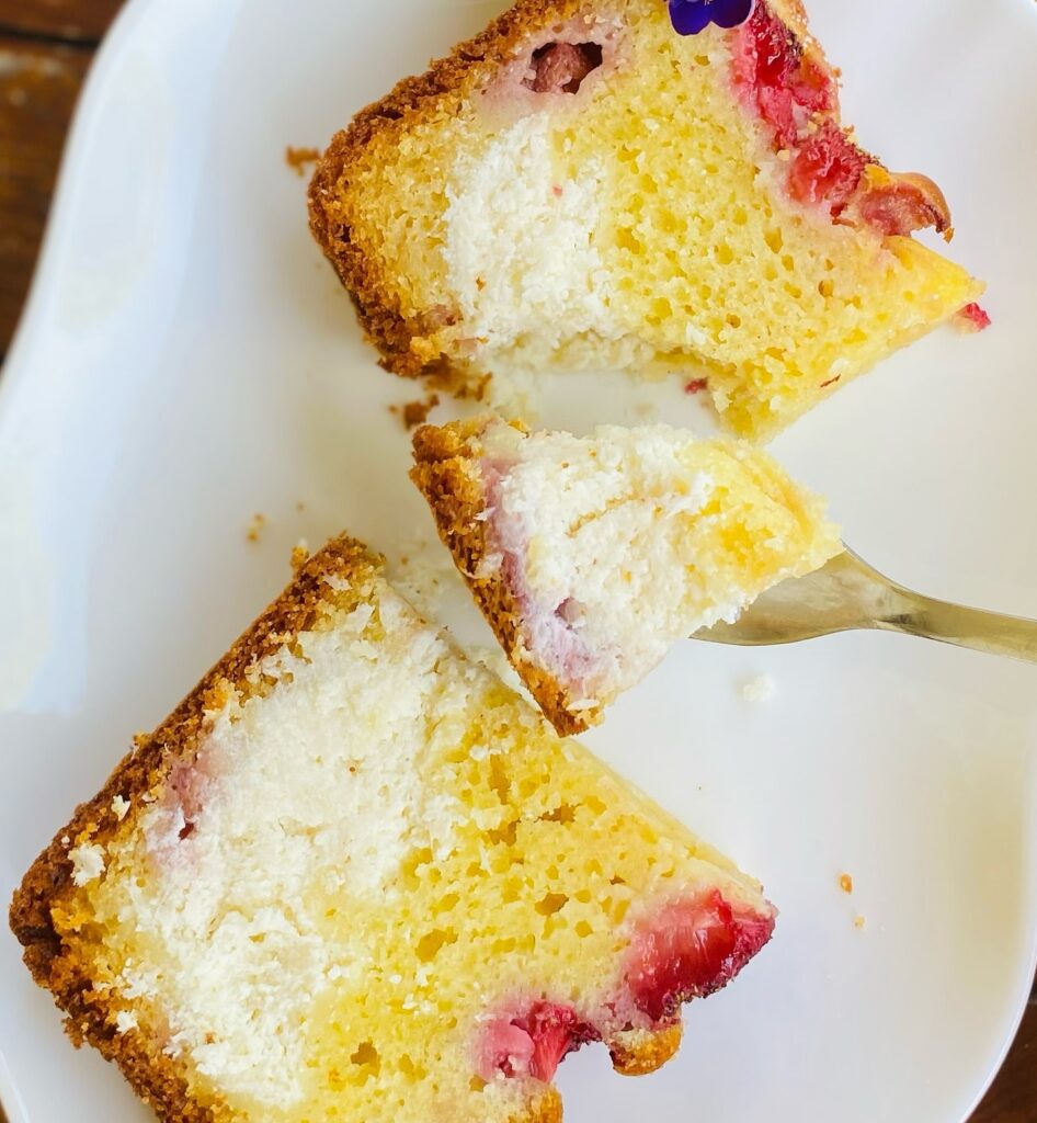 Coconut and Strawberry Cake Recipe