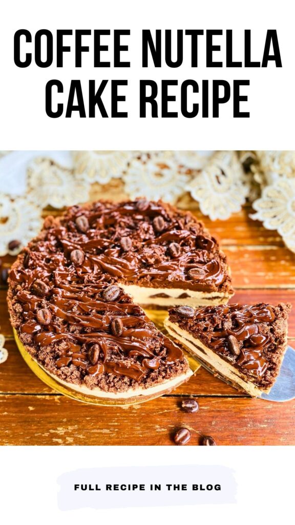 Coffee and Nutella Cheesecake (No Bake)