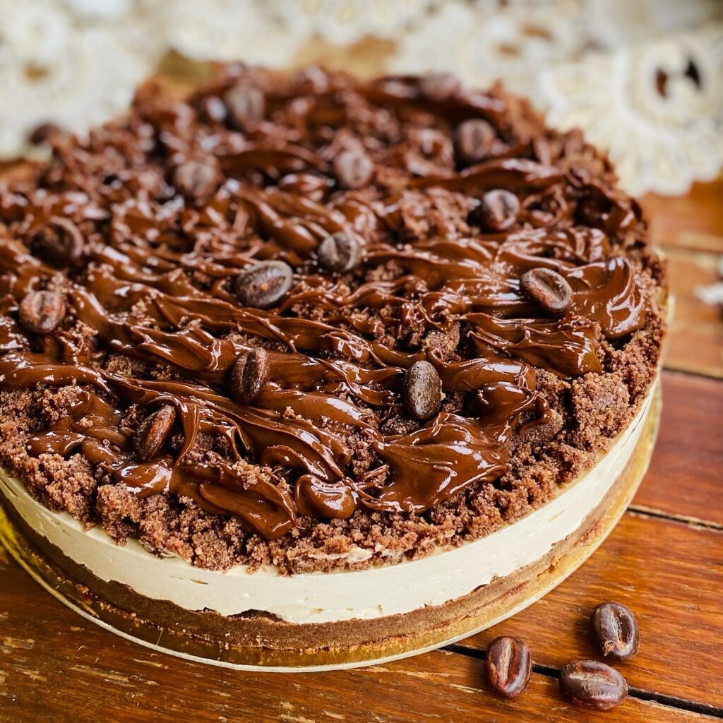 Coffee and Nutella Cheesecake (No Bake)