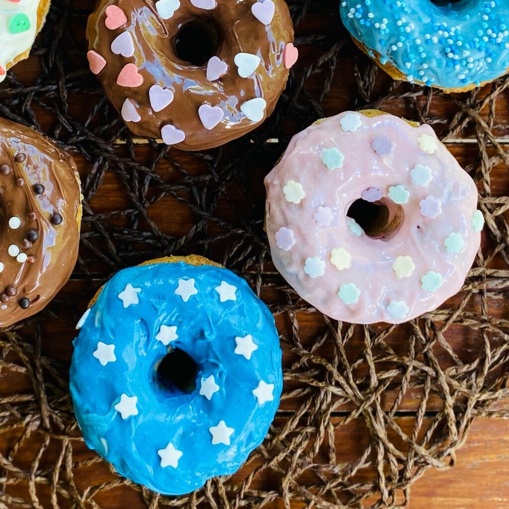 Colorful Chocolate Chip Donuts Recipe