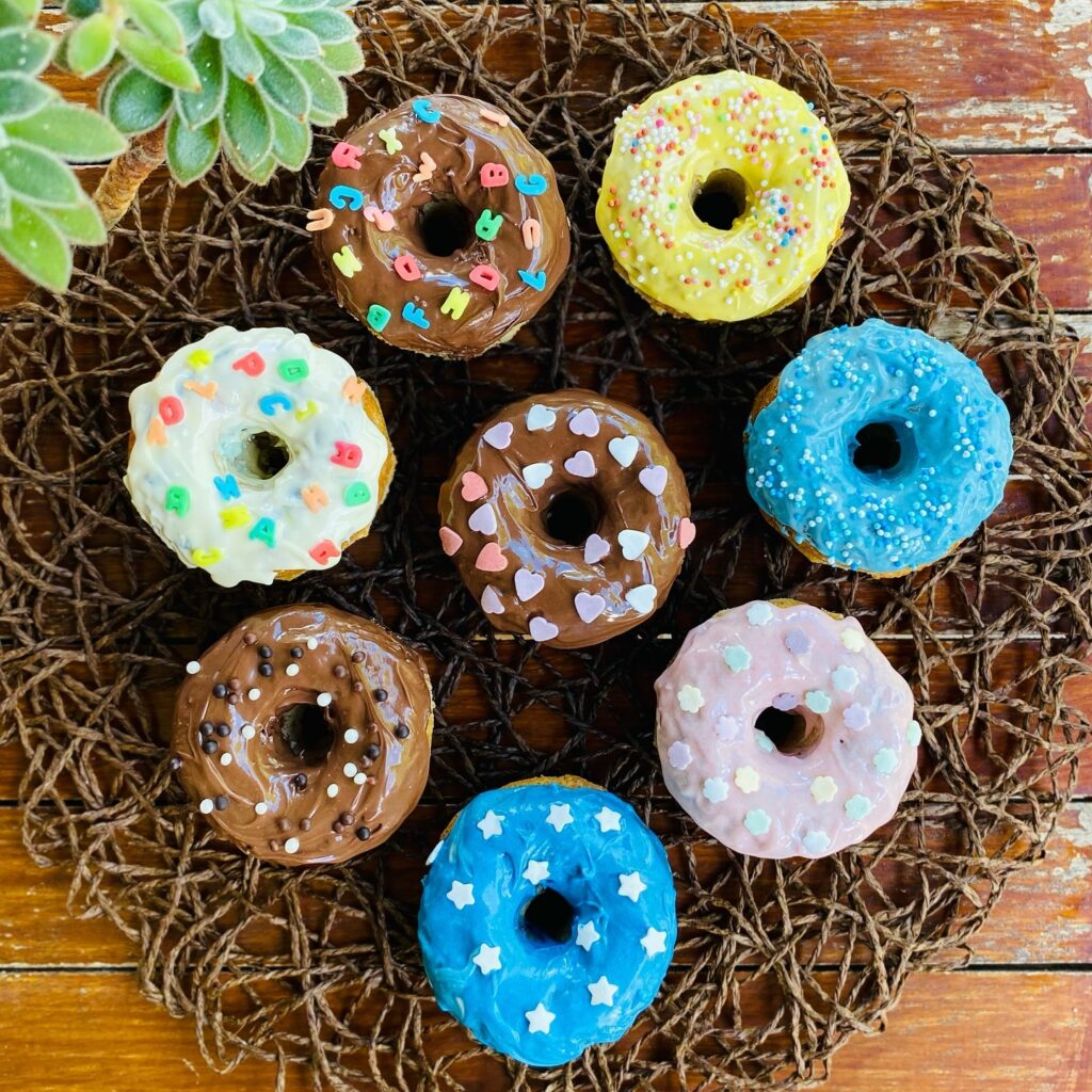 Colorful Chocolate Chip Donuts Recipe