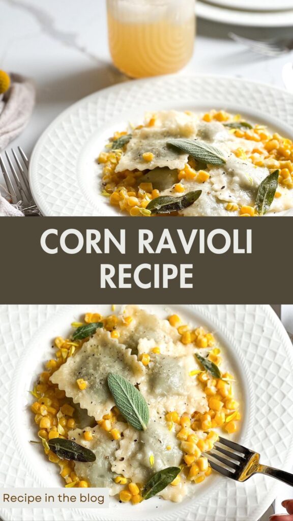 Corn and Vegetable Ravioli Recipe