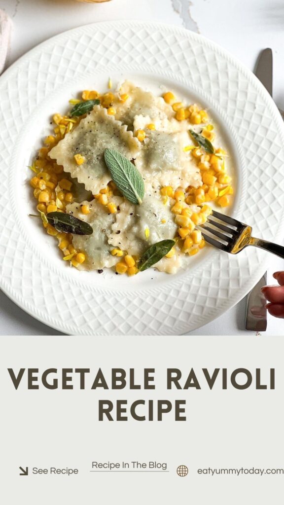 Corn and Vegetable Ravioli Recipe