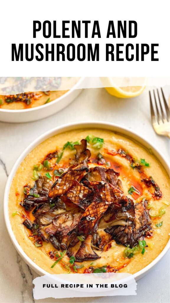 Creamy Polenta with Grilled Mushrooms