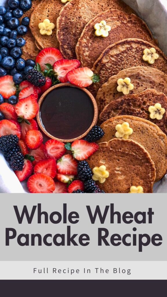 Fluffy Whole Wheat pancakes Recipe