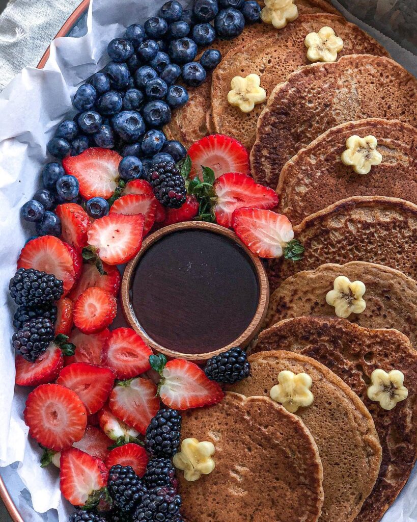 Fluffy Whole Wheat pancakes Recipe