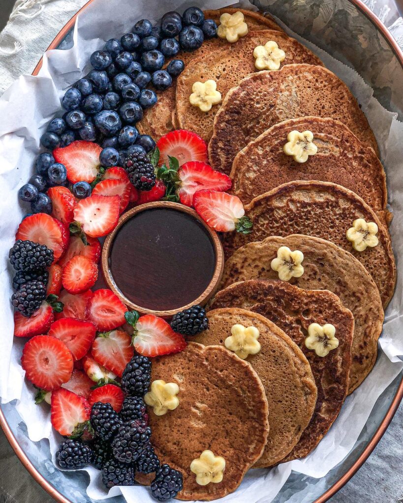 Fluffy Whole Wheat pancakes Recipe