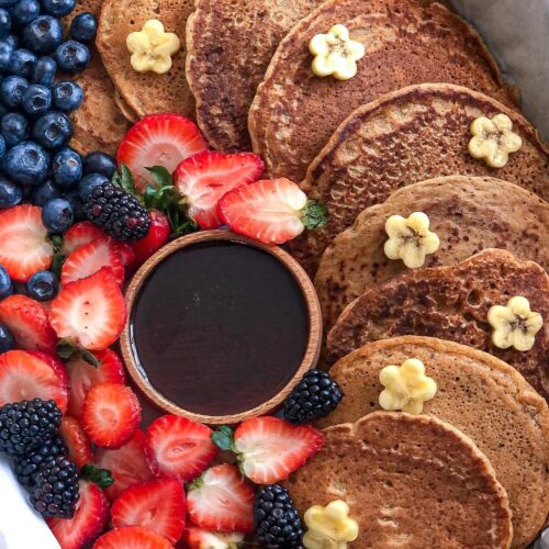 Fluffy Whole Wheat pancakes Recipe