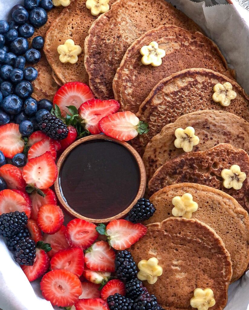 Fluffy Whole Wheat pancakes Recipe