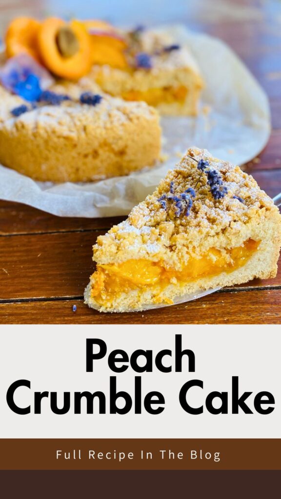 Gourmet Peach and Apricot Crumble Cake