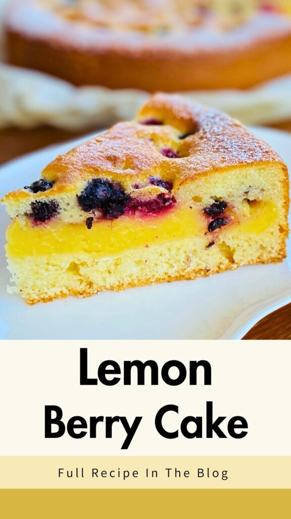 Lemon Cake with Berries