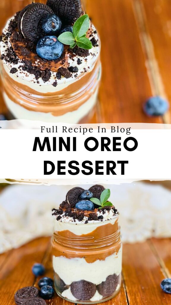 Mini Oreo Nutella Cream Dessert