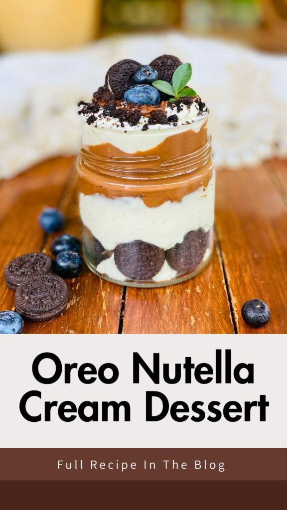 Mini Oreo Nutella Cream Dessert