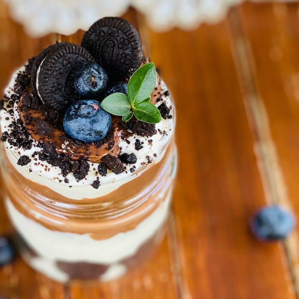 Mini Oreo Nutella Cream Dessert