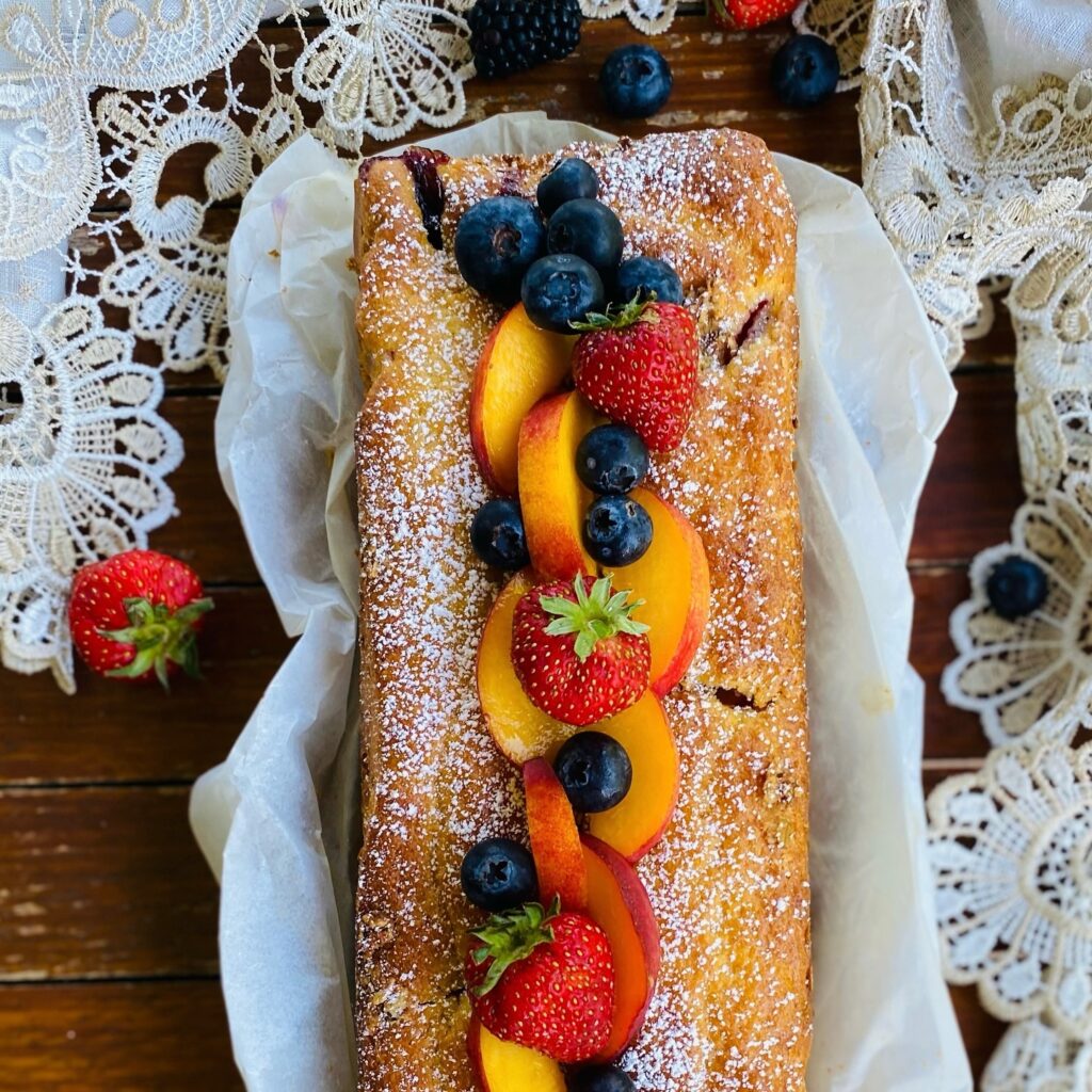 Mixed Fruit Plum Cake Recipe