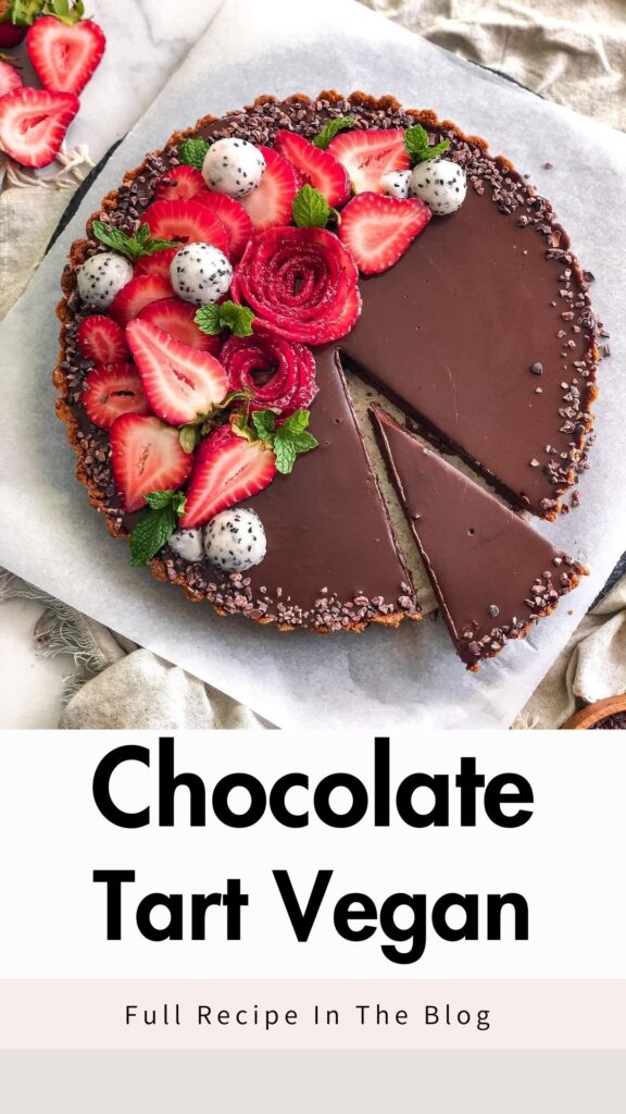 No Bake Vegan Chocolate Tart Recipe