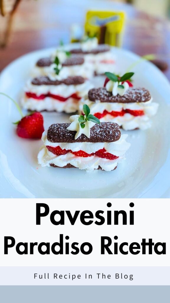 Nutella & Strawberry Pavesini Treats