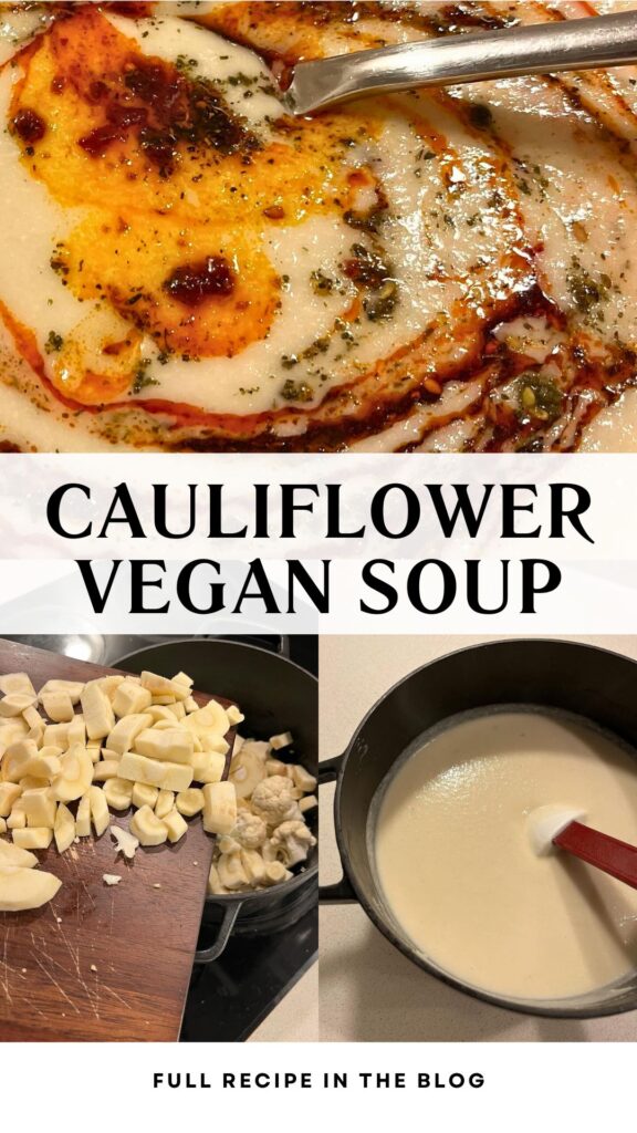 Parsnip Cauliflower and Cashew Soup Recipe