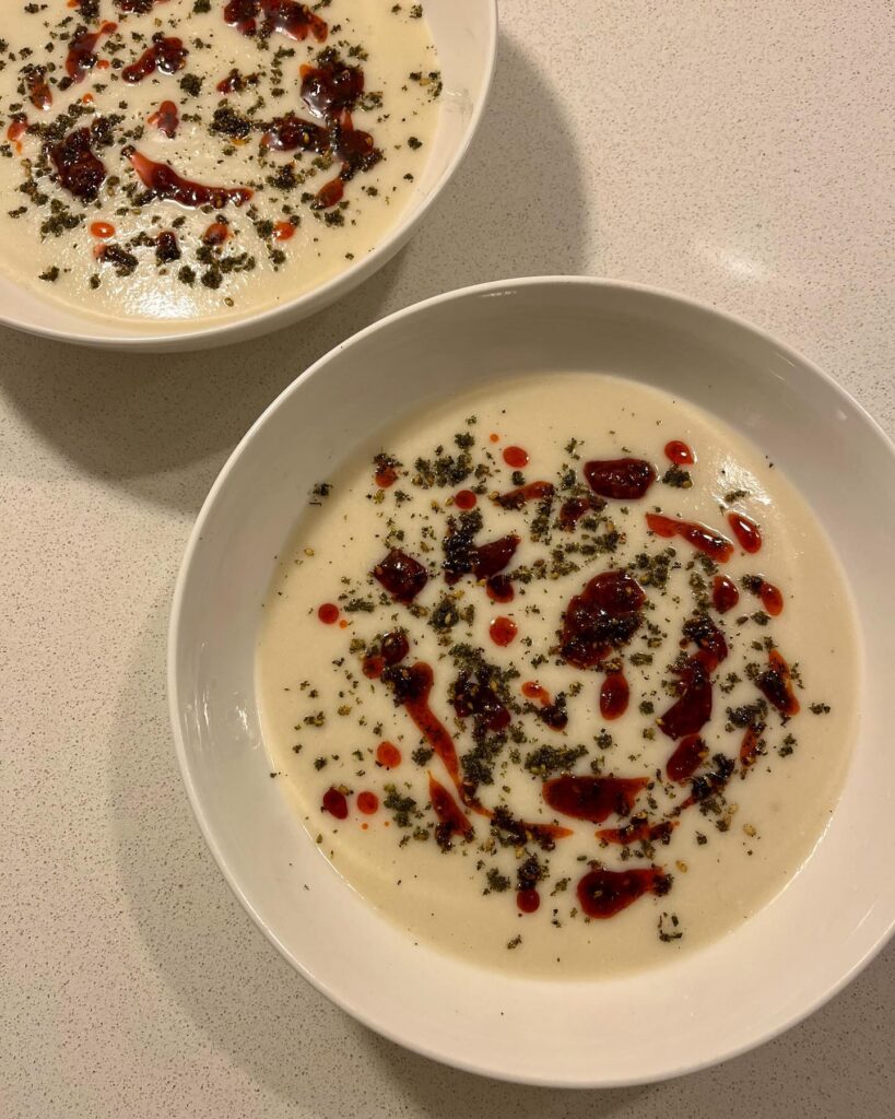 Parsnip Cauliflower and Cashew Soup Recipe